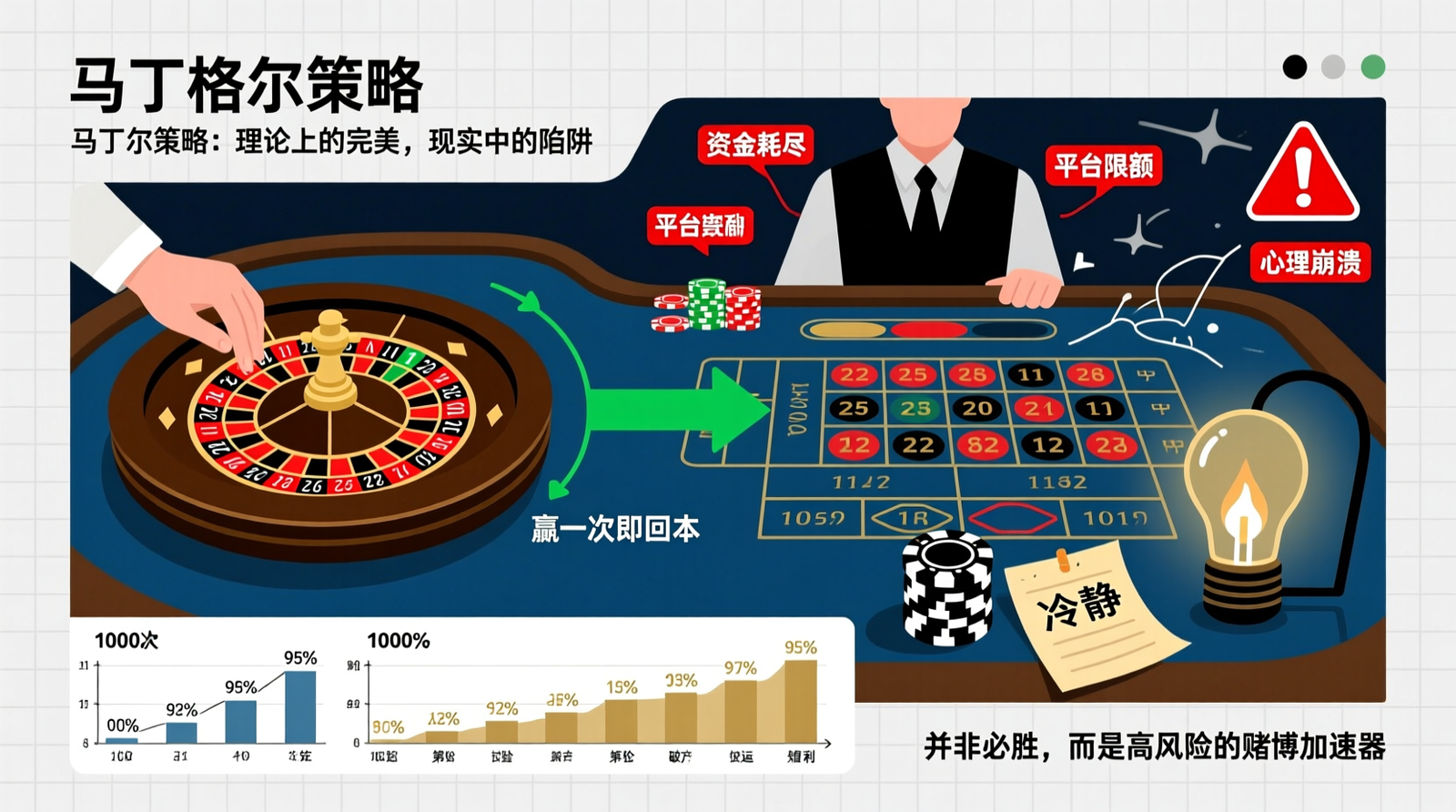 馬丁格爾策略深度解析：資深玩家帶你看穿「必勝法」的真相與陷阱