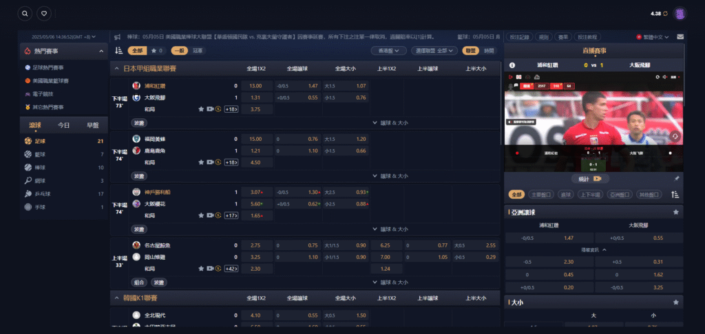 體育下注流程圖解教學（以 MAISPIN 為例）